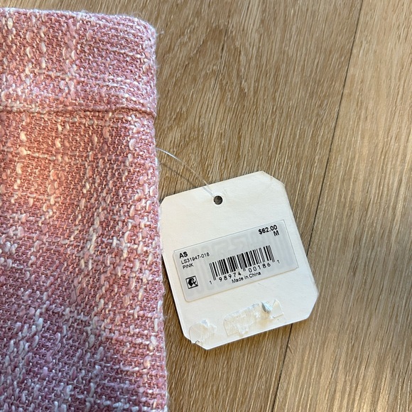 NWT Altar’d State Women’s Khloe Tweed Pink Mini Skirt medium - Picture 4 of 7